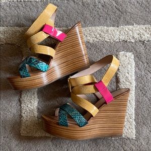 ALDO Strappy  Wedge Sandals US 6
